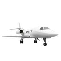3D Jet side view isolate on transparency background png