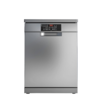 Dishwasher front view full length isolate on transparency background png