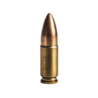 Bullet front view isolate on transparency background png
