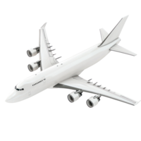 3D Cargo Aircraft isolate on transparency background png