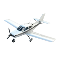 3D Light Aircraft isolate on transparency background png
