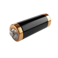 3D Alkaline battery side view isolate on transparency background png