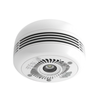 Smoke Detector front view full length isolate on transparency background png