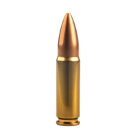 Bullet side view isolate on transparency background png