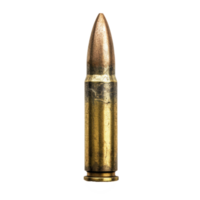 Bullet front view isolate on transparency background png