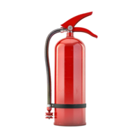 Fire Extinguisher front view full length isolate on transparency background png