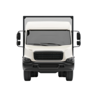3d Delivery Truck front view isolate on transparency background png