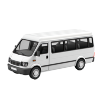 3d Minibus isolate on transparency background png