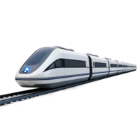 3D Maglev Trains isolate on transparency background png