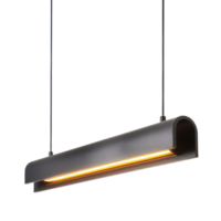 Linear Pendant Light front view full length isolate on transparency background png