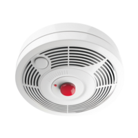 Smoke Detector front view full length isolate on transparency background png