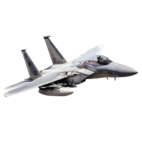 fighter jet side view isolate on transparency background png
