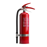 Fire Extinguisher side view full length isolate on transparency background png