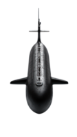 Submarine isolate on transparency background png