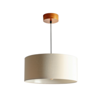 Drum Pendant Light front view full length isolate on transparency background png