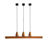 Linear Pendant Light front view full length isolate on transparency background png