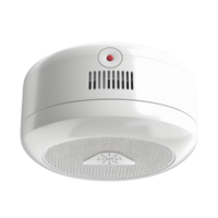 Smoke Detector front view full length isolate on transparency background png