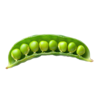 Piece of Peas isolate on transparency background png