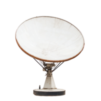 Satellite dish isolate on transparency background png