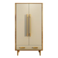 Tall Cabinet front view full length isolate on transparency background png