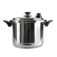 Pressure Cooker front view full length isolate on transparency background png