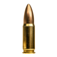 Bullet front view isolate on transparency background png