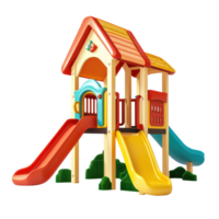 3d Climbing Frames playground front view isolate on transparency background png