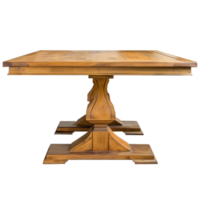 Dining Table front view full length isolate on transparency background png