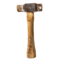 Construction Sledgehammer front view full length isolate on transparency background png