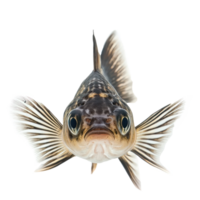 Corydoras Catfish front view isolate on transparency background png