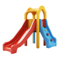 3d Slides playground isolate on transparency background png