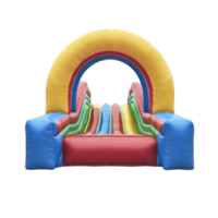 3D Obstacle Courses inflatable front view isolate on transparency background png