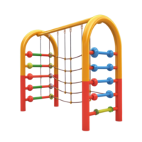 3d Monkey Bars playground isolate on transparency background png