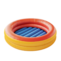 3D Inflatable Trampolines isolate on transparency background png