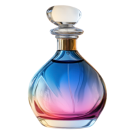 Perfume Bottle side view isolate on transparency background png