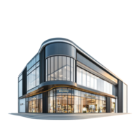 3d compras Shopping frente Visão isolar em transparência fundo png