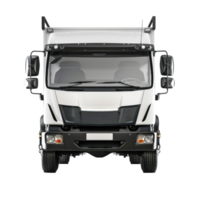 Utility Truck front view full length isolate on transparency background png