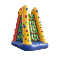 3D Inflatable Climbing Towers isolate on transparency background png