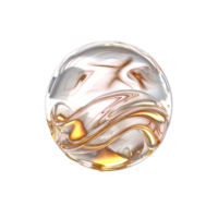 simple sleek flowy space liquid-electricity power inside of sphere visual voice assistant design, minimalistic, flame inside, smooth energy, isolated on transparency background png