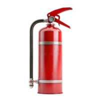 Fire Extinguisher side view full length isolate on transparency background png