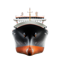 Ship front view isolate on transparency background png