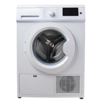 Dryer front view full length isolate on transparency background png