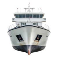 Ferry front view isolate on transparency background png