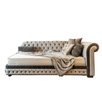 Divan side view full length isolate on transparency background png