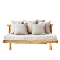 Daybed front view full length isolate on transparency background png