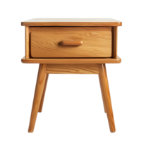 Nightstand front view full length isolate on transparency background png