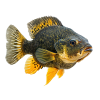 Oscars fish front view isolate on transparency background png