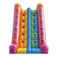 3D Inflatable Climbing Walls isolate on transparency background png