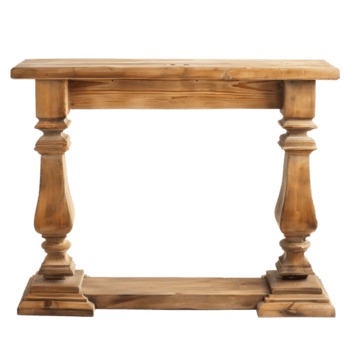 Console Table front view full length isolate on transparency background png