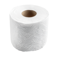 Roll of toilet paper isolate on transparency background png
